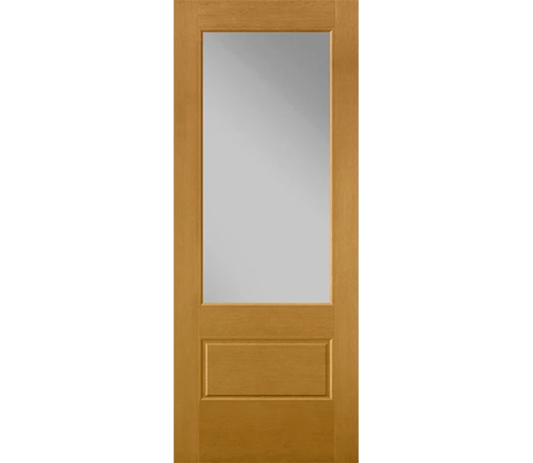 Spokane 3 Quaters Light Fiberglass Entry Door