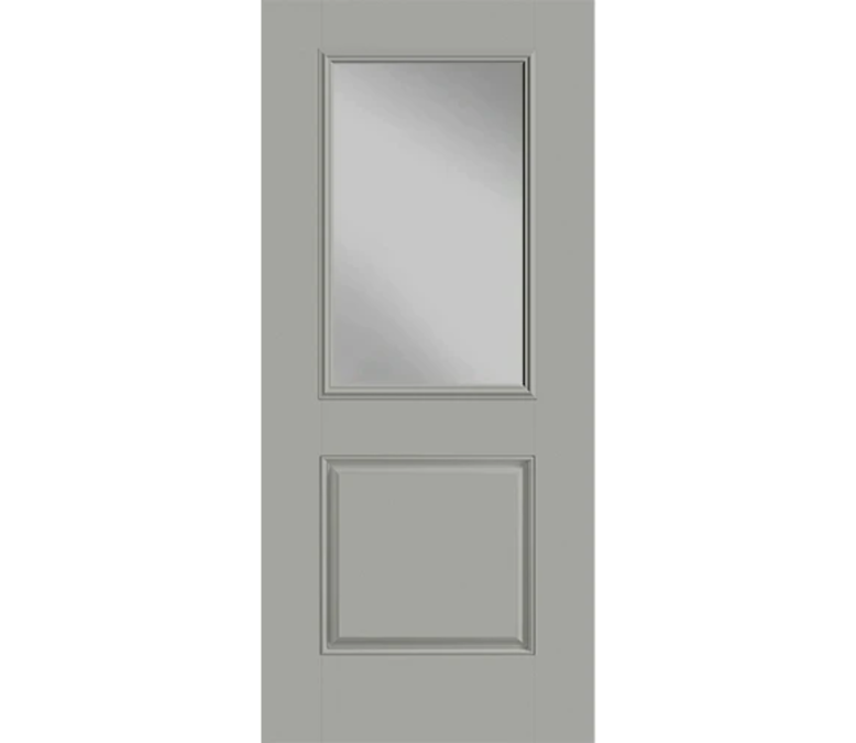 Spokane Half Light 1 Panel Fiberglass Entry Door