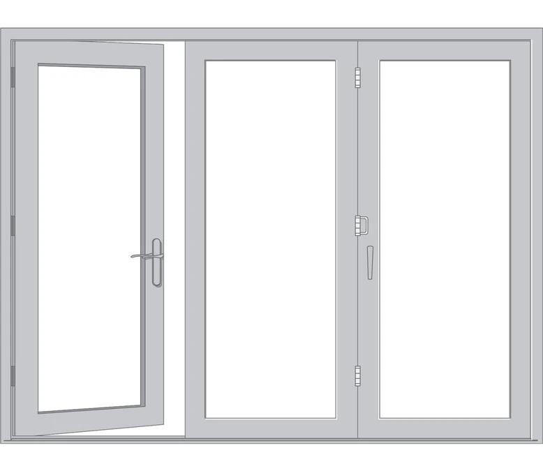 Spokane Pella Architect Reserve Series Contemporary Bifold Patio Door