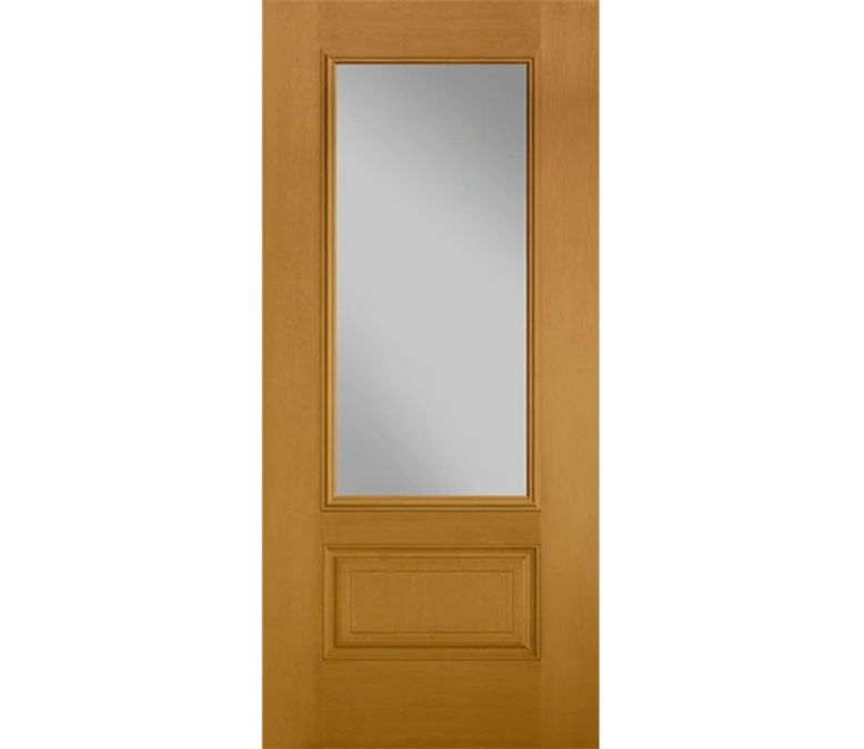 Spokane Three Quaters light Fiberglass Entry Door